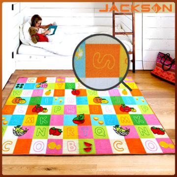 Comfortable Loop Pile Kids Fruit Carpet